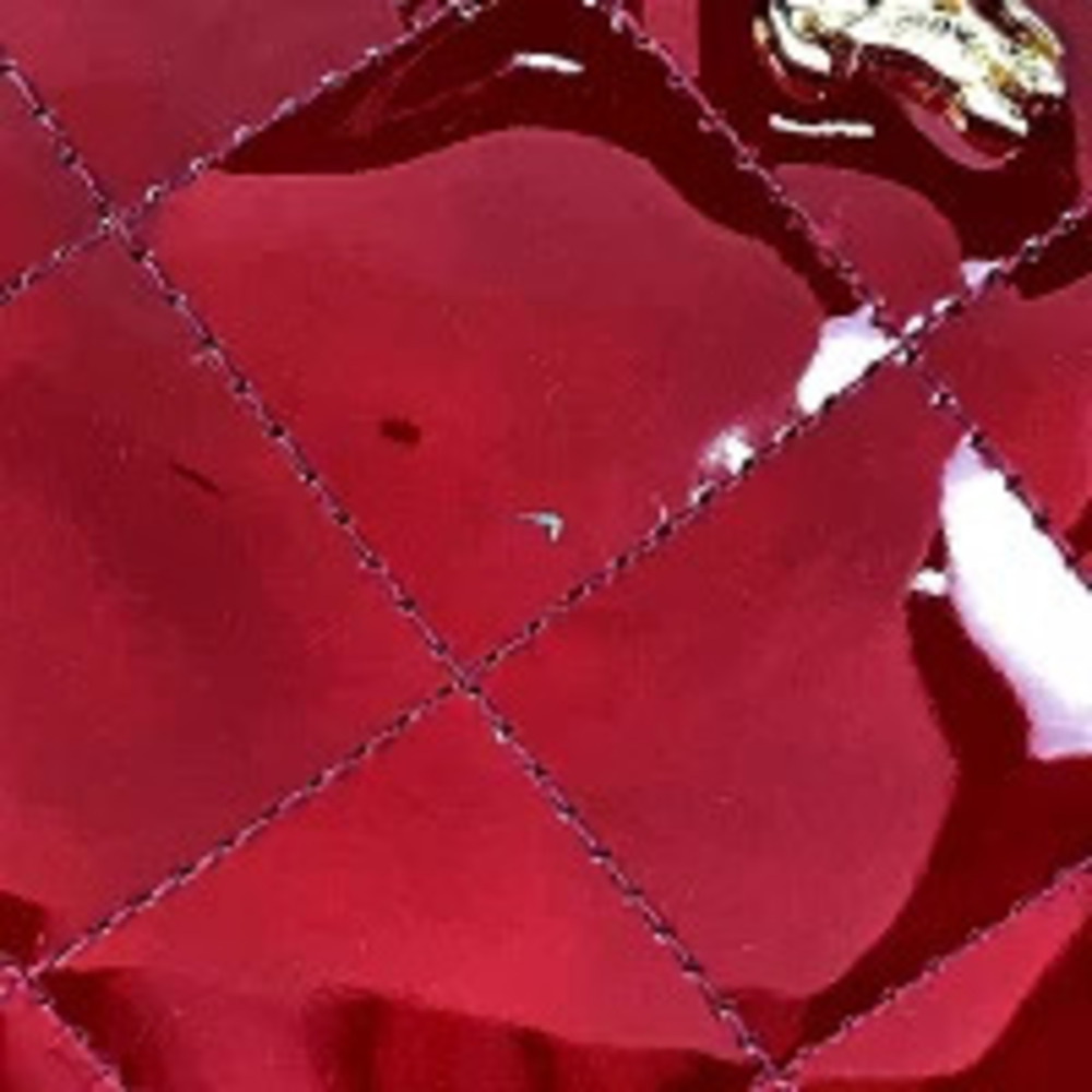 Burberry Hobo red handbag leather enamel